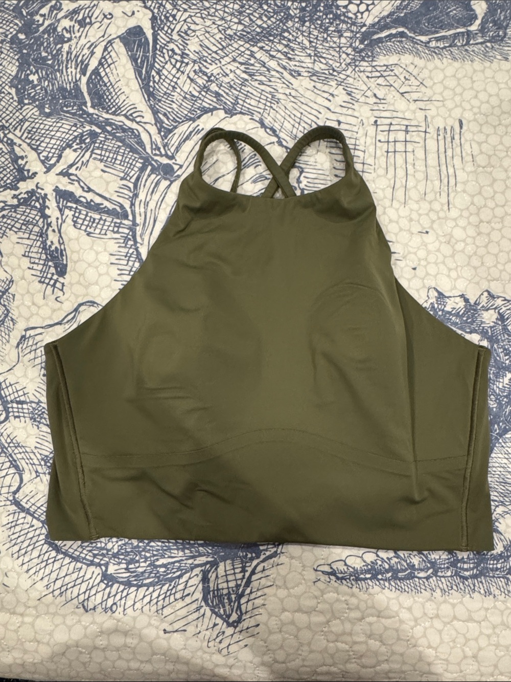 lululemon athletica Like a Cloud Longline High-Neck Crossback Sports Bra